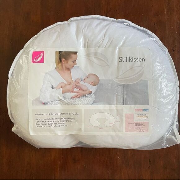 Motherhood Nursing Pillow OEKO-TEX with 2 Cotton Pillowcases - Picture 5 of 12